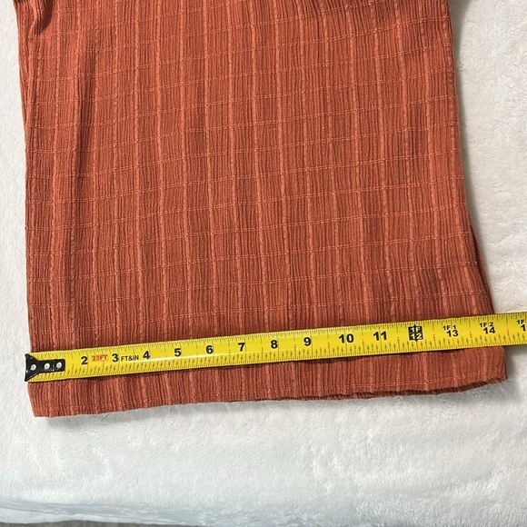 Roxy Adventure Bound Woven Tank Jumpsuit Rust Orange Size L NWT - Picture 9 of 10